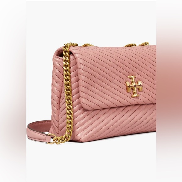 ❌SOLD❤️Tory Burch NWT Small Kira Moto Quilted Convertible Shoulder Bag - Picture 4 of 6